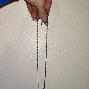 Silver Twisted Chain Necklace